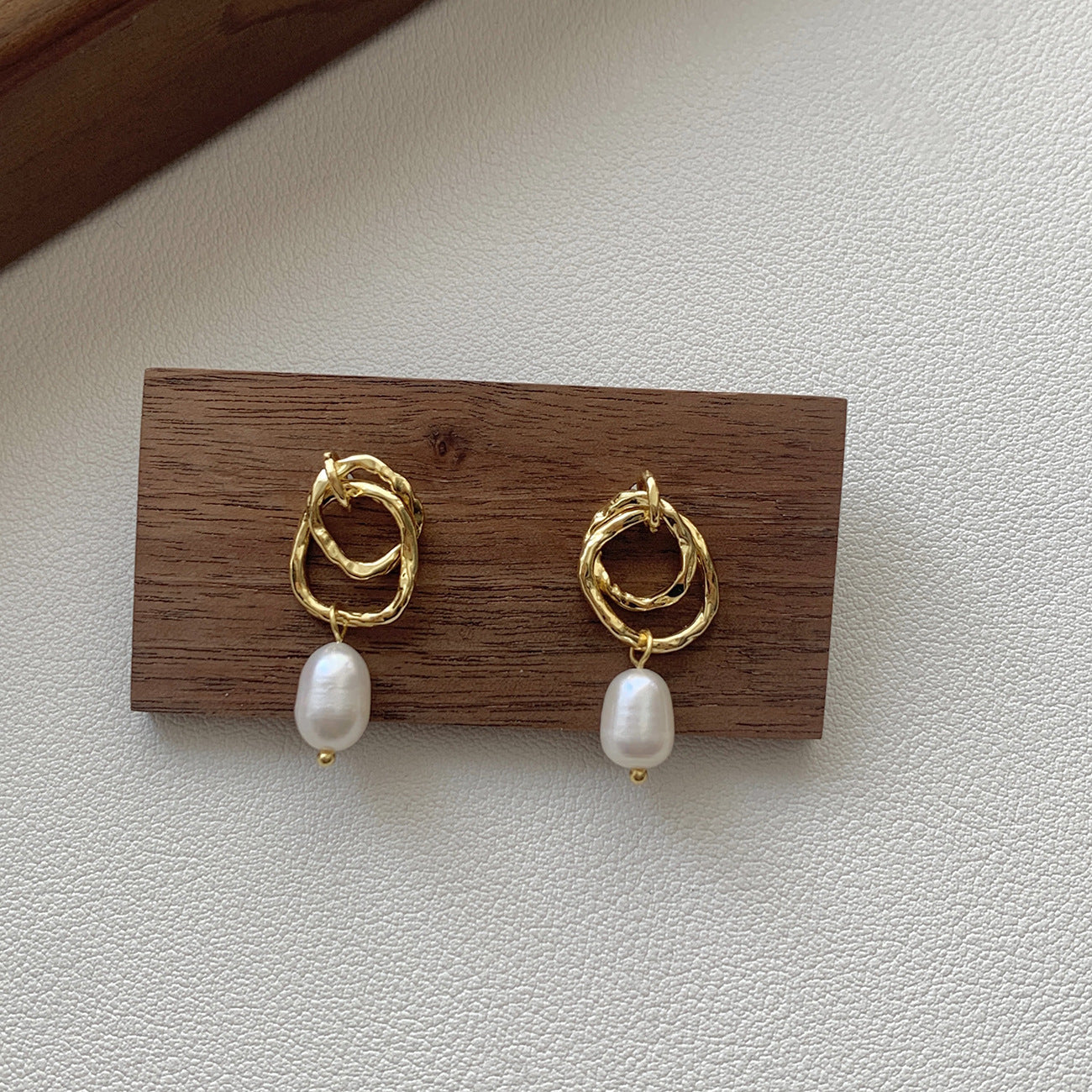 Lune Douce - Sterling Silver Double Circle Studs
